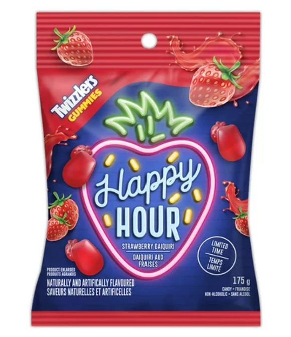 Twizzlers Gummies Happy Hour - Strawberry Daquiri - 175 g
