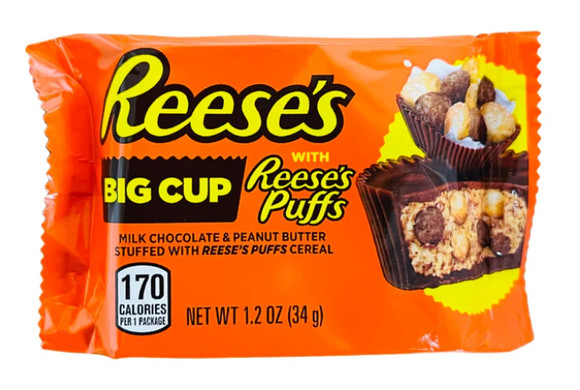 Reese's Big Cup Reeses Puffs - 2.4 oz