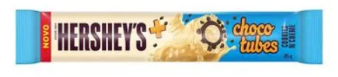 Hershey's Choco Tubes - Cookies and Cream - 25 g (Brazil)