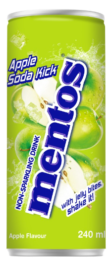 Mentos - Apple Soda Kick - 240 ml (Korea)