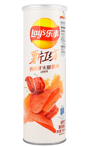 Lays Stax Spanish Ham Chips - 104 g (China)