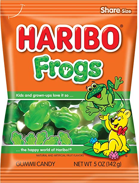 Haribo Frogs - 5 oz