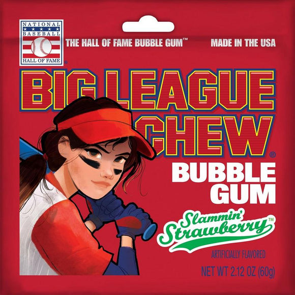 Big League Chew Bubble Gum, Ground Ball Grape - 2.12 oz packet