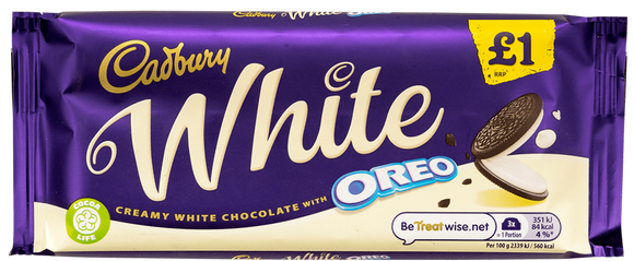 Cadbury Dairy Milk - Oreo White Chocolate UK - 120g