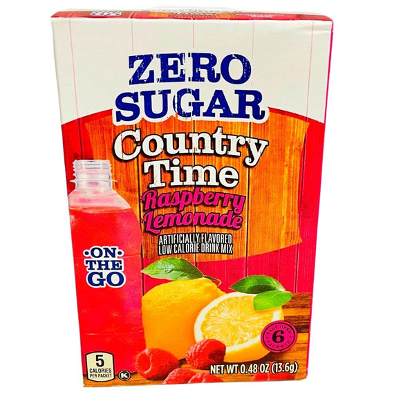 Country Time Zero Sugar Singles To Go - Raspberry Lemonade