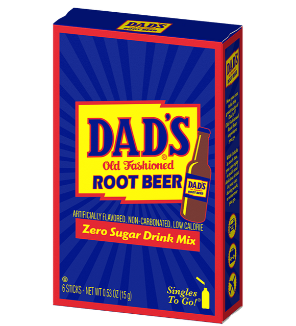 Dad's Zero Sugar Singles To Go - Rootbeer