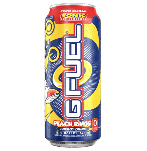 GFuel Energy Drink - Sonic Hedgehog Peach Rings (473 ml)