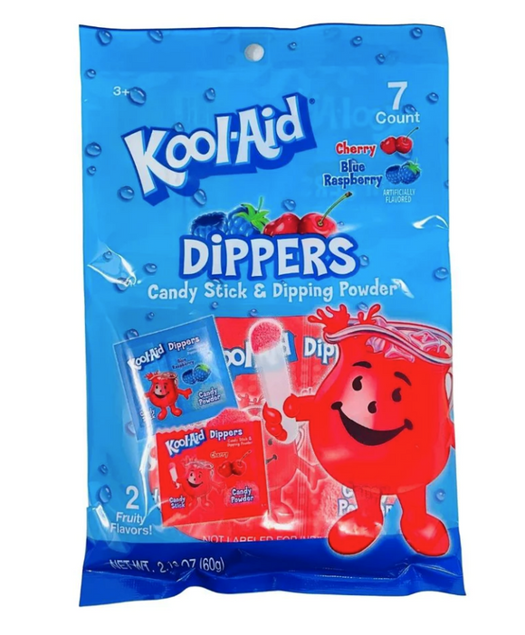 Kool-Aid Dippers - Blue Raspberry, Cherry - 2.10 oz