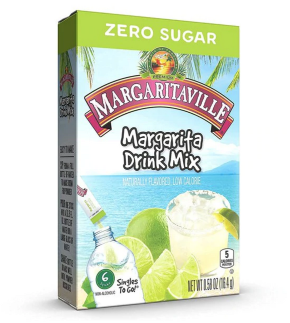 Margaritaville Zero Sugar Singles To Go - Margarita