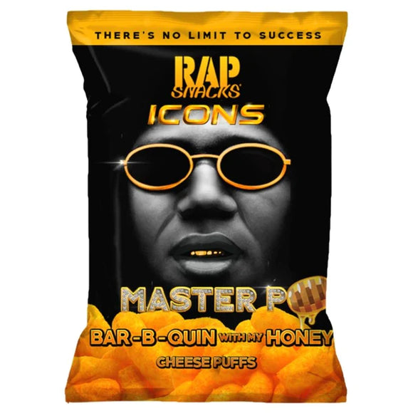 Rap Snacks -  Icons Master P Honey BBQ Cheese Puffs - 2.5oz