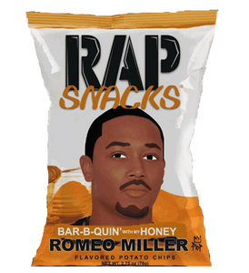 Rap Snacks - Romeo Miller BBQ Honey Chips - 2.5 oz