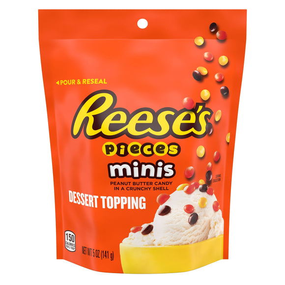 Reese's Pieces Mini Peanut Butter Dessert Topping - 5 oz