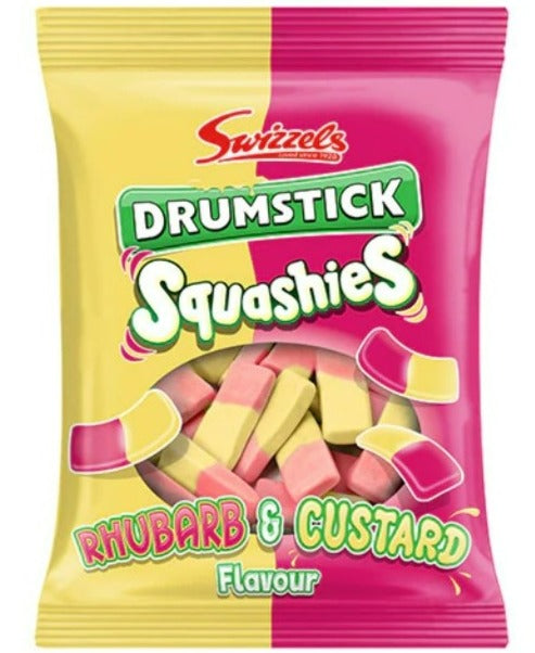 Swizzels Drumstick Squashies Rhubarb & Custard UK - 131 g