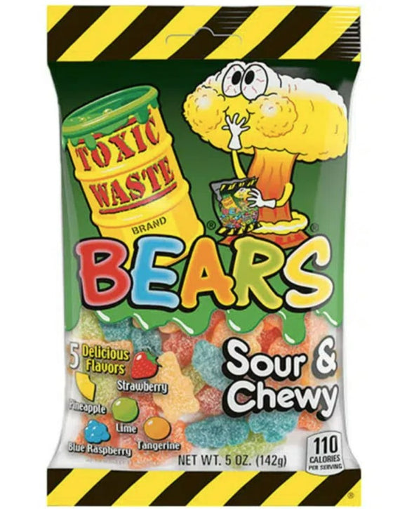 Toxic Waste - Sour Chewy Bears - 142 g