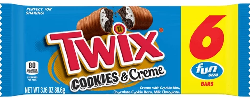 Twix Cookies & Creme - 6 Bar Pack - 3.16 oz